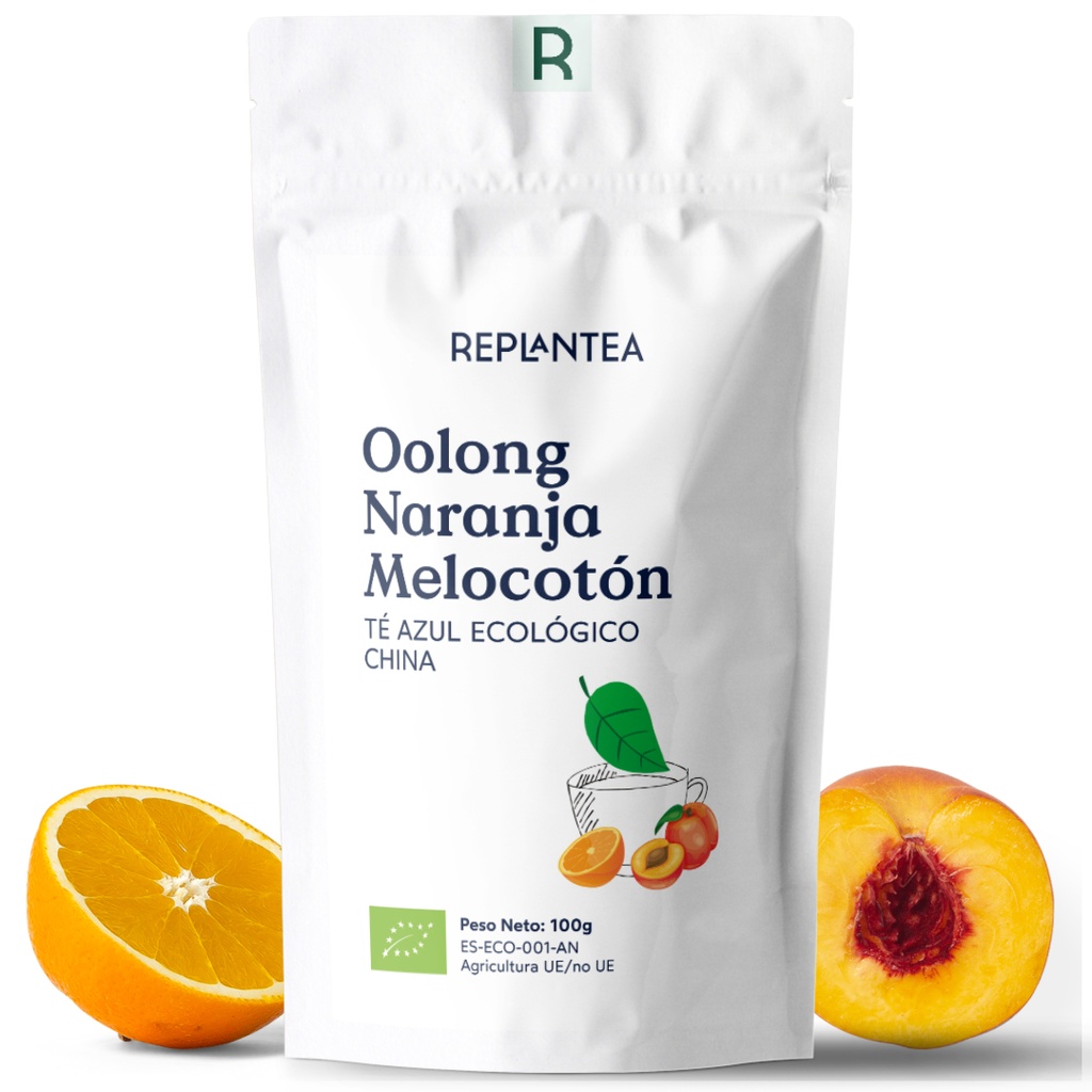 [IN052] Té Azul Oolong con Naranja y Melocotón 100g