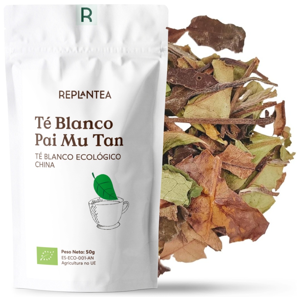 [IN050] Té Blanco Pai Mu Tan Ecológico 50g