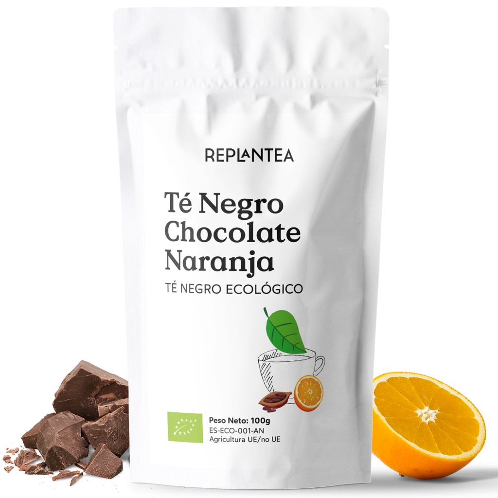 Té Negro Chocolate Naranja Ecológico 100g