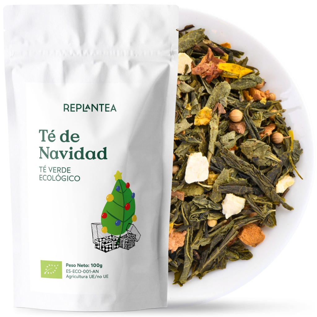 Té Verde de Navidad Ecológico 100g