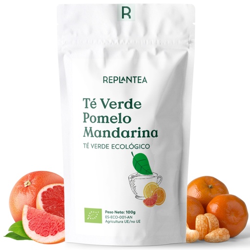 [IN043] Té Verde con Pomelo, Mandarina y Granada Ecológico 100g