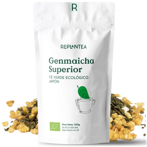 [IN055] Té Verde Genmaicha Miyazaki Ecológico 100g